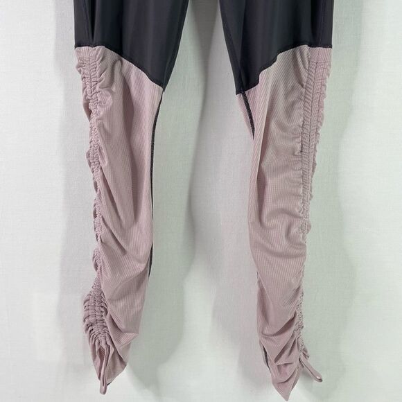 Fabletics Tall Cashel Foldover PureLuxe Leggings (Iron/Dusty Rose) - Medium Tall - Picture 7 of 12